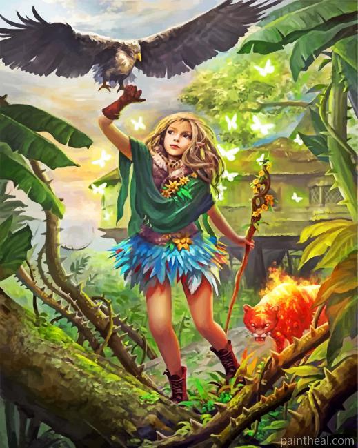 Forest Little Queen Painting By Numbers Kits