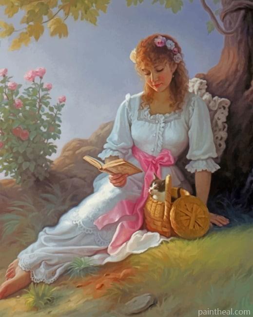 Classy Nerd Woman Painting By Numbers Kits