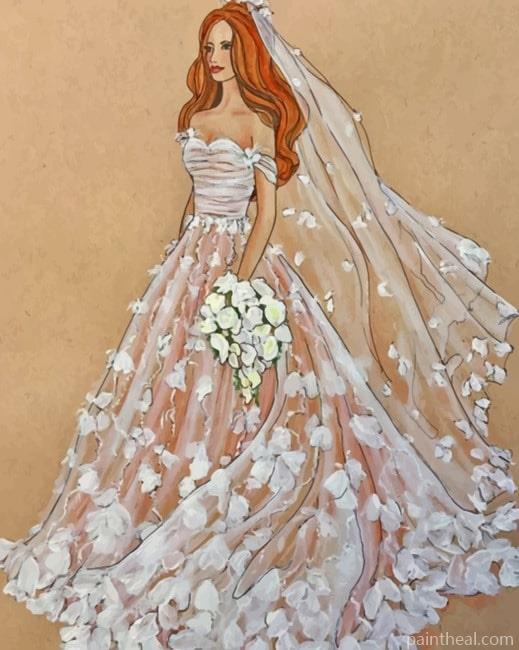 Beautiful Bride Painting By Numbers Kits