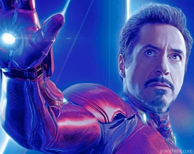 Robert Downey Jr Painting By Numbers Kits