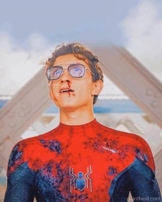 Spider Man Tom Holland Painting By Numbers Kits