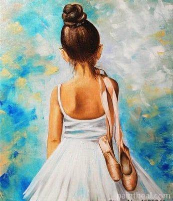 Little Ballet Dancer Painting By Numbers Kits