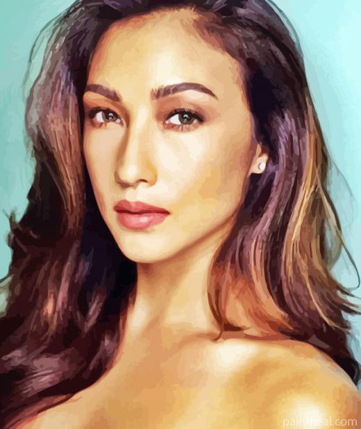 Actress Solenn Heussaff Painting By Numbers Kits