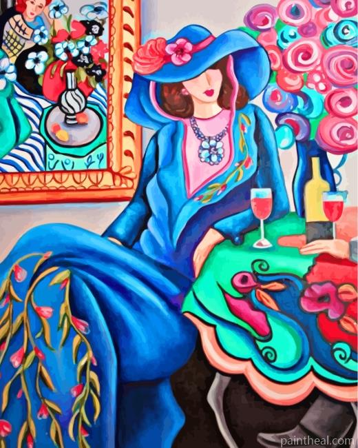 Classy Woman Matisse Painting By Numbers Kits