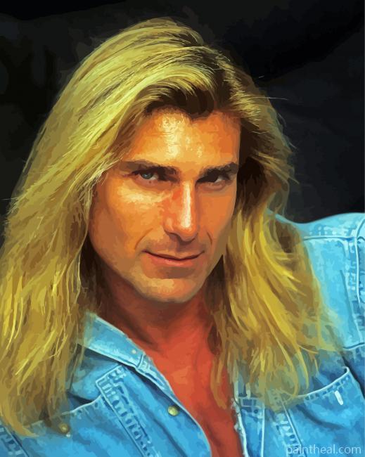 Italian Actor Fabio Lanzoni Painting By Numbers Kits