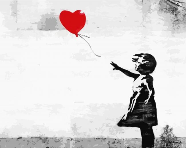 Balloon Girl Banksy Painting By Numbers Kits