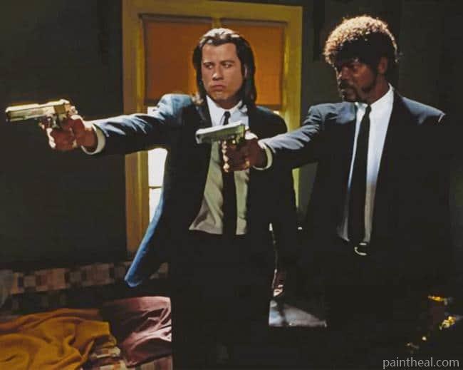 Pulp Fiction Vincent And Jules Painting By Numbers Kits