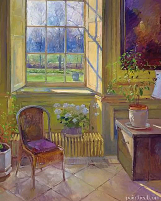 Vintage House Corner Painting By Numbers Kits