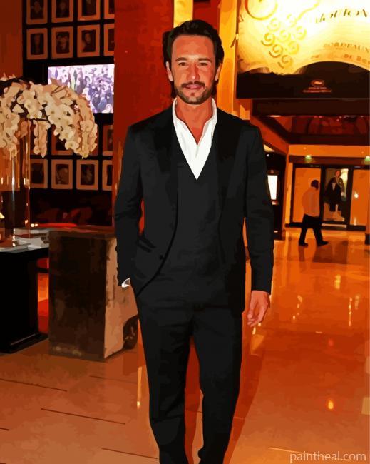 Classy Rodrigo Santoro Actor Painting By Numbers Kits