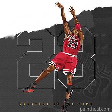Michael Jordan Athlete Painting By Numbers Kits