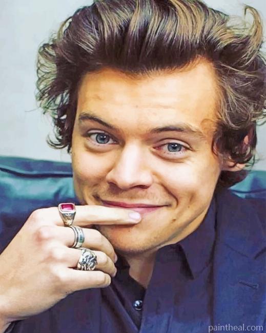 Handsome Harry Edward Styles Painting By Numbers Kits