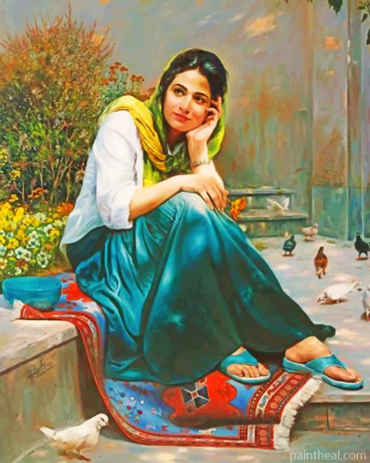 Overthinker Woman Painting By Numbers Kits