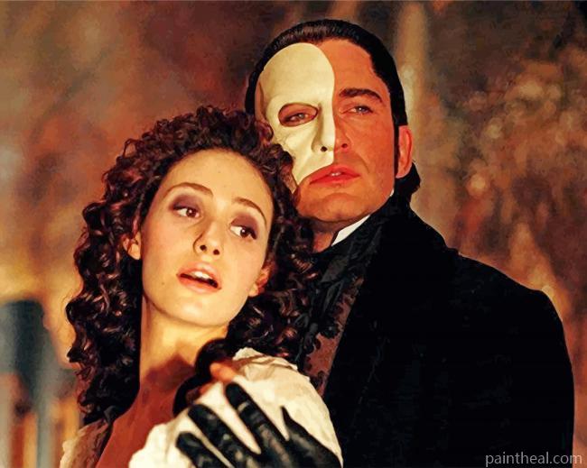 Christine Daae And Phantom Of The Opera Painting By Numbers Kits