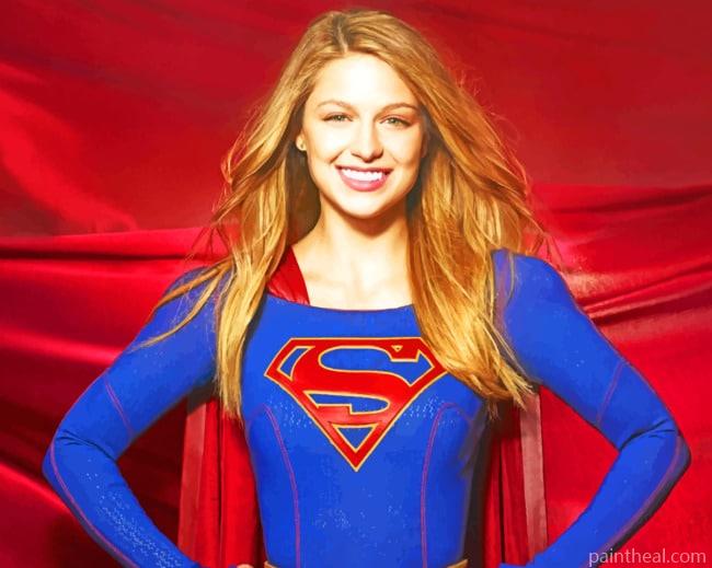 Melissa Benoist Supergirl Painting By Numbers Kits