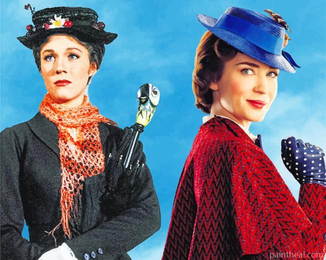Mary Poppins Painting By Numbers Kits