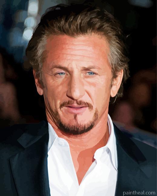 Sean Penn Actor Painting By Numbers Kits