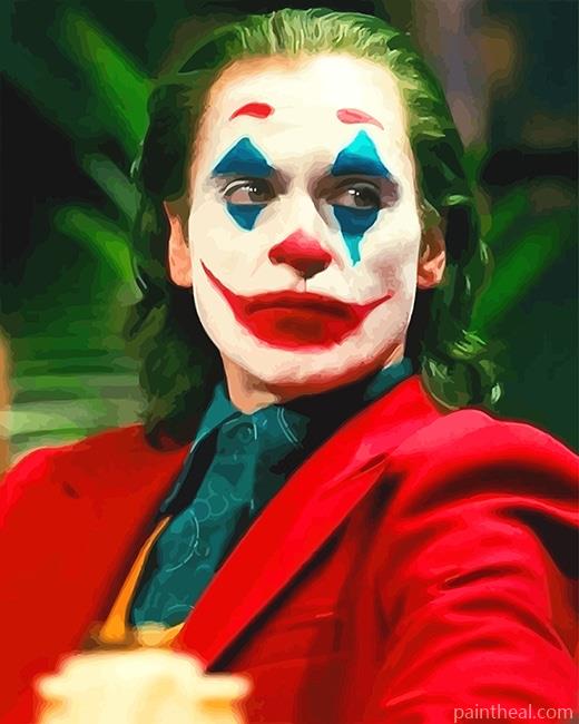 Joker Clown Painting By Numbers Kits