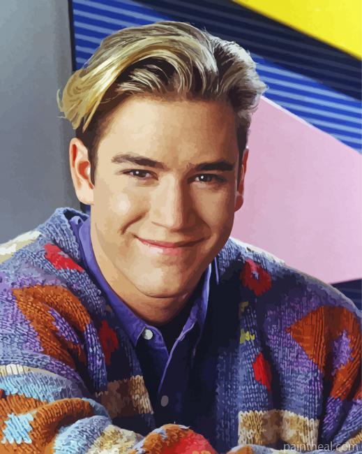 Young Mark Paul Gosselaar Painting By Numbers Kits
