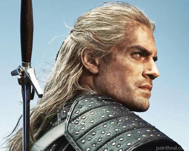 Henry Cavill Witcher Painting By Numbers Kits