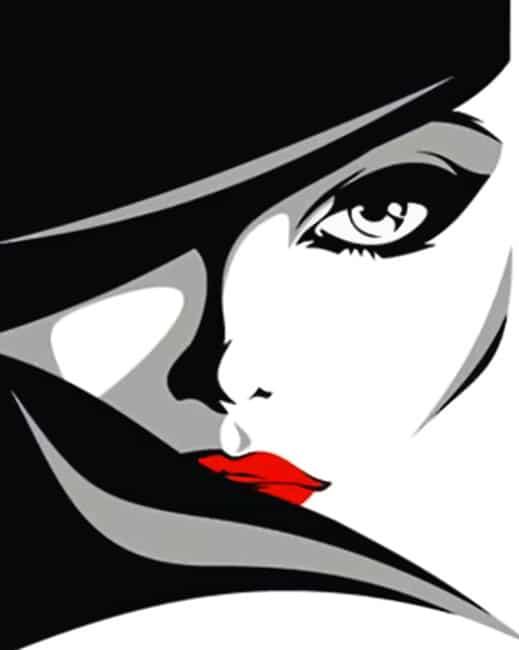 Woman Illustration Painting By Numbers Kits