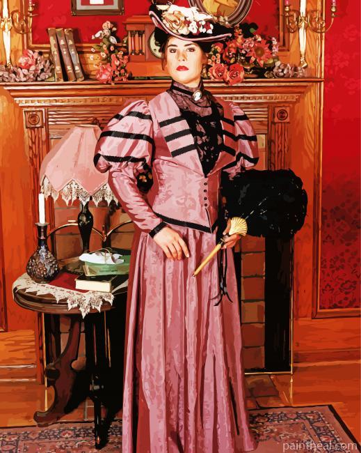Gibson Girl Painting By Numbers Kits