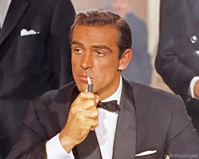 James Bond Smoking Painting By Numbers Kits