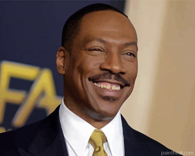 Eddie Murphy Smiling Painting By Numbers Kits