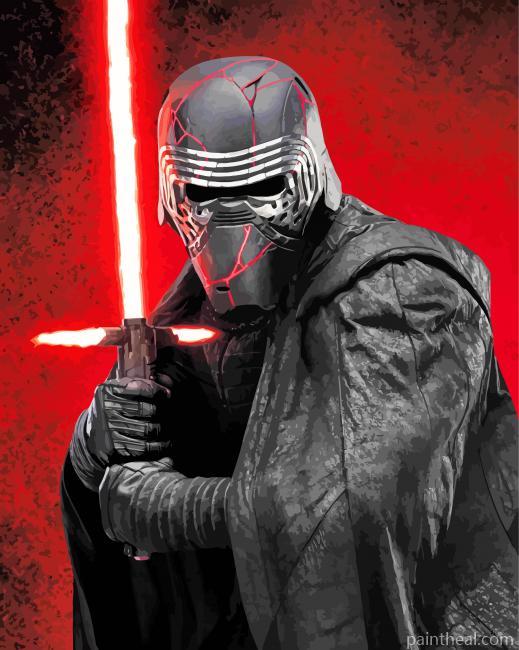 Star Wars Kylo Ren Painting By Numbers Kits