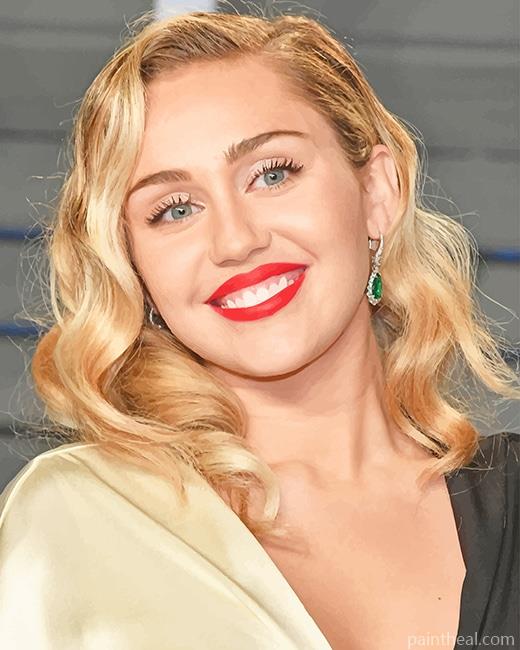Miley Cyrus Painting By Numbers Kits