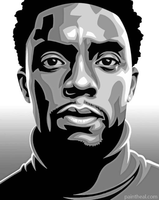 Black Panther Painting By Numbers Kits