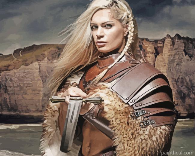 Viking Lady Painting By Numbers Kits