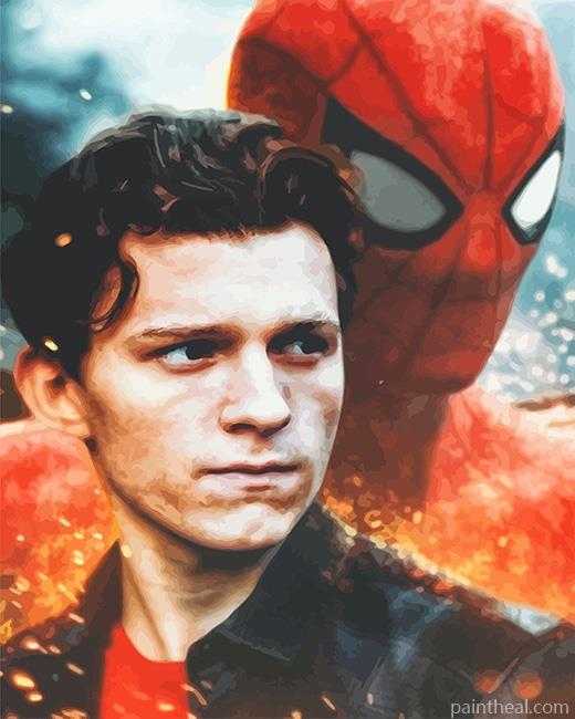 Tom Holland Spider Man Painting By Numbers Kits