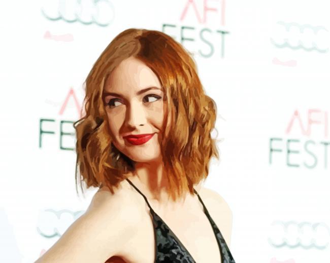The Actress Karen Gillan Painting By Numbers Kits