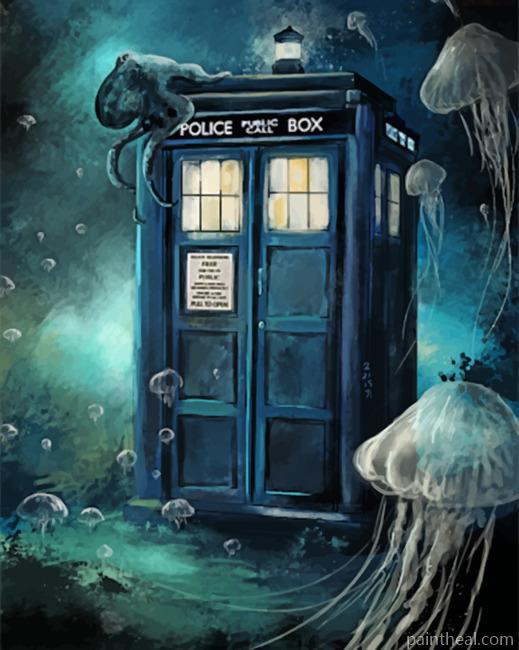 Tradis Dr Who Art Painting By Numbers Kits