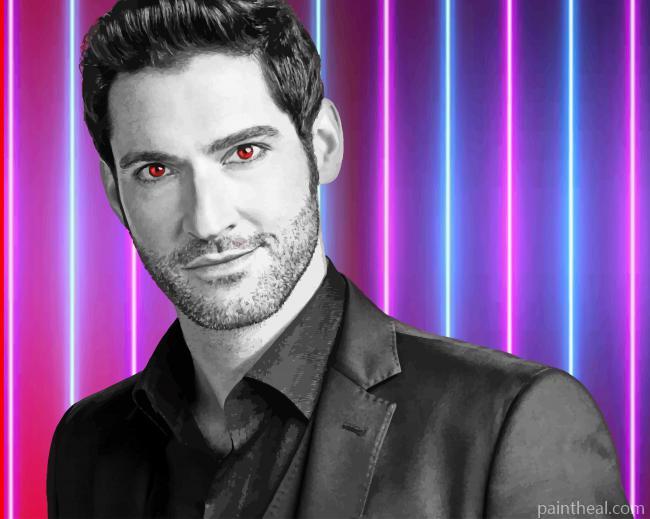 Lucifer Morningstar Devil Eyes Painting By Numbers Kits
