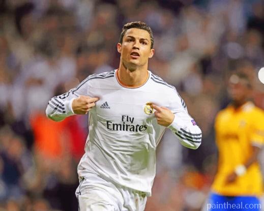 Cristiano Ronaldo Real Madrid Legend Painting By Numbers Kits