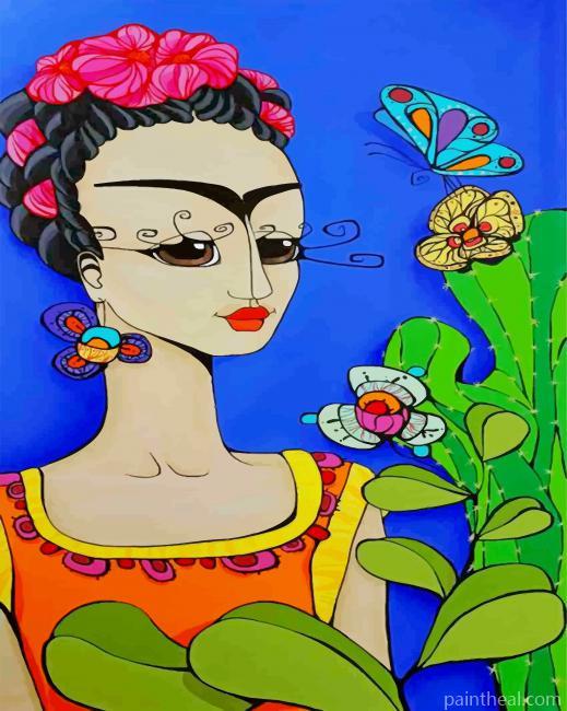 Artistic Frida Kahlo Painting By Numbers Kits