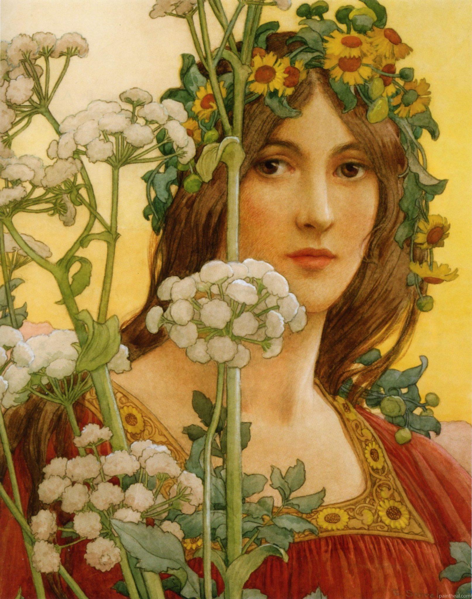 Our Lady Of Cow Parsley Painting By Numbers Kits