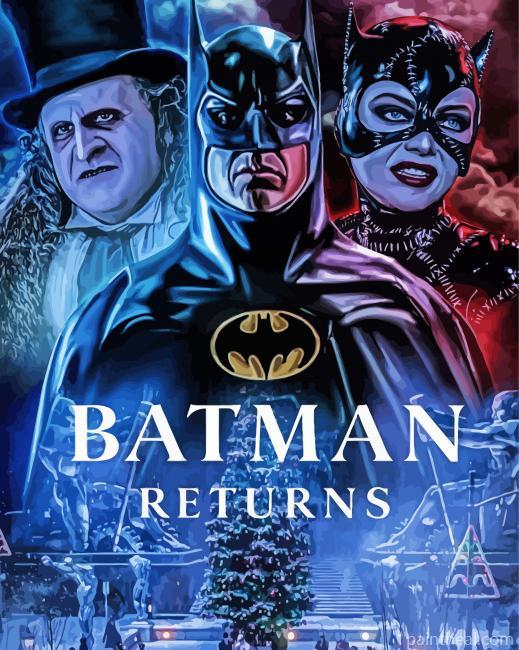 Batman Returns Painting By Numbers Kits