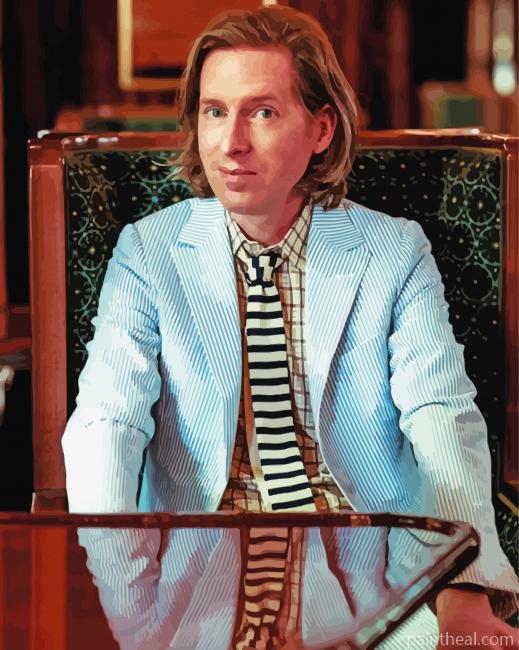 The American Filmmaker Wes Anderson Painting By Numbers Kits