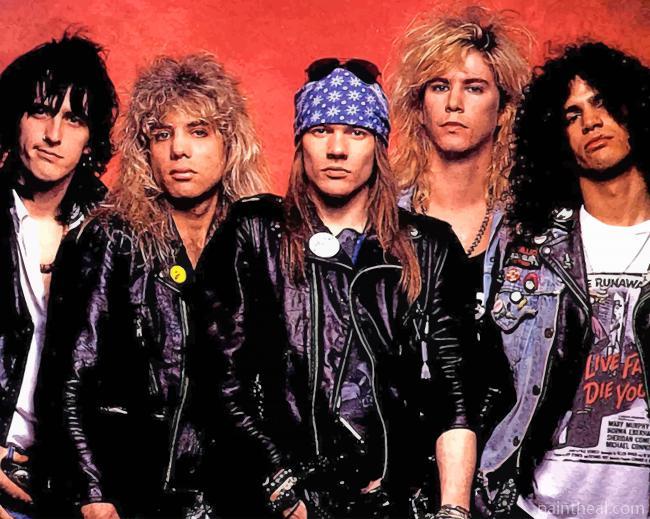 Band Guns N Roses Painting By Numbers Kits