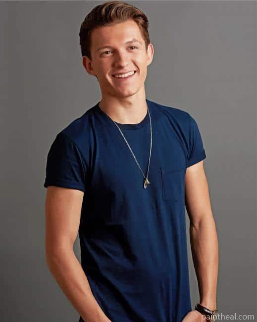 The Handsome Tom Holland Painting By Numbers Kits