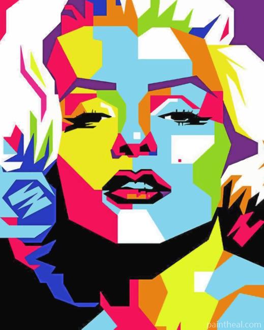 Marilyn Monroe Pop Art Painting By Numbers Kits
