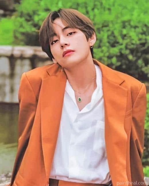 Kim Tae Hyung V Painting By Numbers Kits
