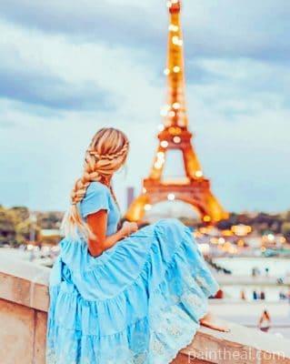 Woman In Paris – 5D Diamond Painting Painting By Numbers Kits