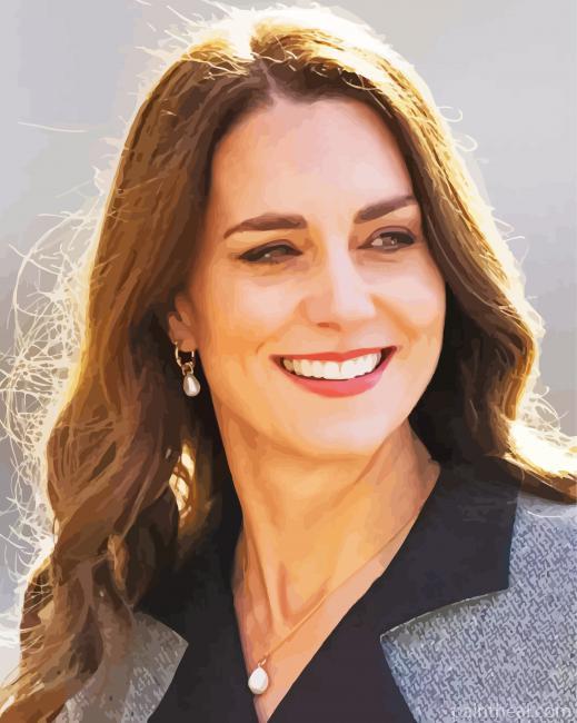 Gorgeous Duchess Of Cambridge Painting By Numbers Kits