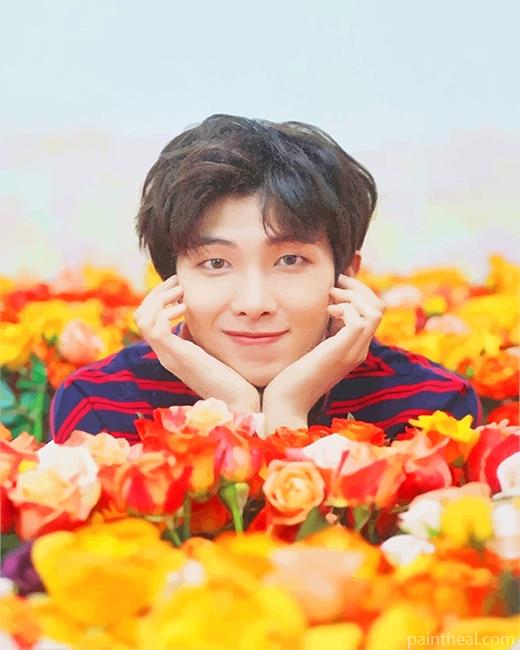 Cute Namjoon BTS Painting By Numbers Kits