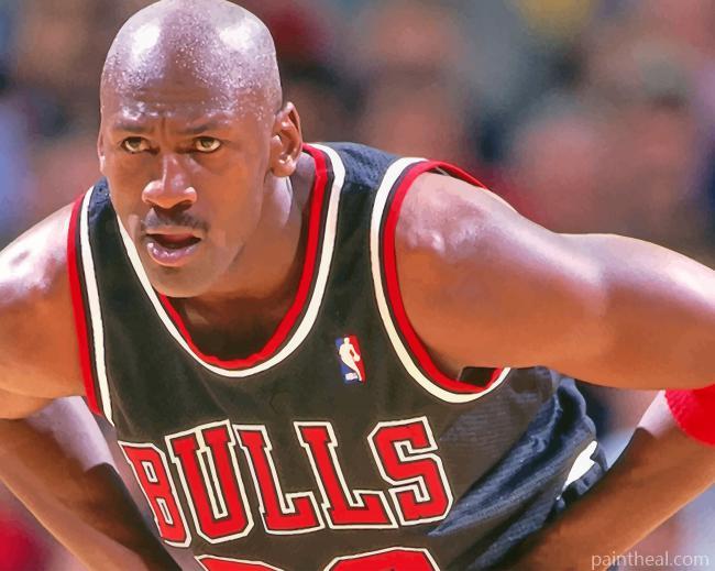 Michael Jordan Bulls Painting By Numbers Kits