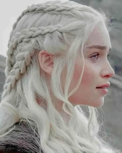 Emilia Clarke Game Of Thrones Painting By Numbers Kits