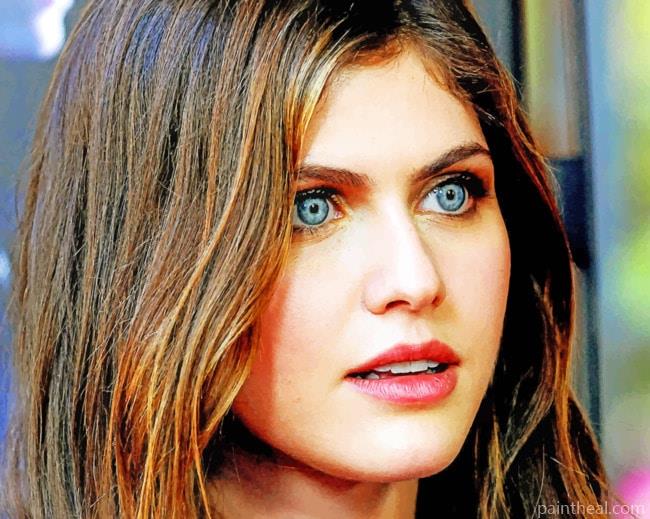 Alexandra Daddario Painting By Numbers Kits